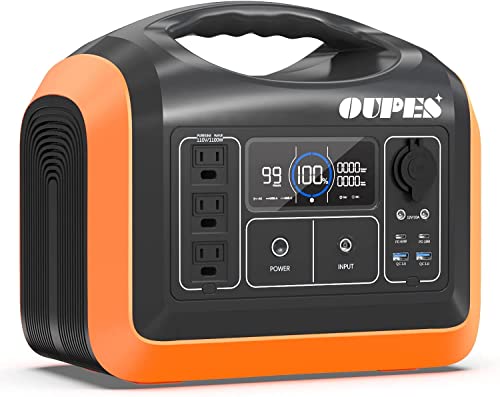 Amazon.co.jp: OUPES ポータブル電源 1200W 残り時間が見える